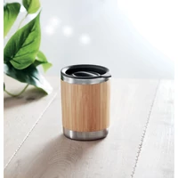 Kép 4/7 - LOKKA Bambusz borítású pohár, 250 ml, fa
