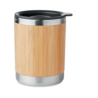Kép 5/7 - LOKKA Bambusz borítású pohár, 250 ml, fa