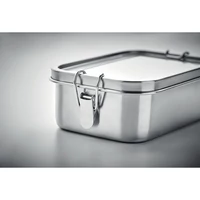 Kép 6/7 - CHAN LUNCHBOX Acél uzsonnás doboz, 750 ml, matt ezüst