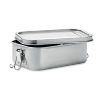 Kép 1/7 - CHAN LUNCHBOX Acél uzsonnás doboz, 750 ml, matt ezüst