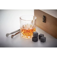 Kép 1/6 - INVERNESS Whisky szett bambusz dobozban, fa