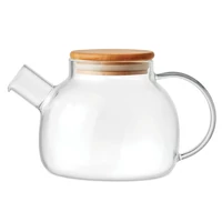 Kép 3/6 - MUNNAR Hőálló üveg teás kancsó 850ml, áttetsző