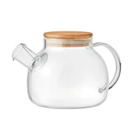Kép 4/6 - MUNNAR Hőálló üveg teás kancsó 850ml, áttetsző