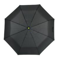 Kép 3/5 - STREETLIFE automata viharálló összecsukható esernyő, fekete, világoszöld