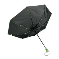 Kép 4/5 - STREETLIFE automata viharálló összecsukható esernyő, fekete, világoszöld