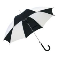 Kép 1/3 - DISCO & DANCE automata esernyő, fekete, fehér