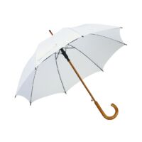 Kép 1/4 - TANGO automata, fa esernyő, fehér
