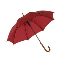 Kép 2/3 - BOOGIE automata, fa esernyő, bordóvörös