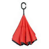Kép 3/6 - FLIPPED esernyő, fekete, piros