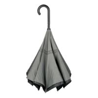 Kép 3/4 - OPPOSITE automata esernyő, fekete, sötét szürke