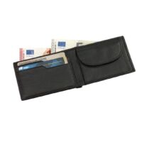 Kép 3/4 - HOLIDAY valódi bőr pénztárca, fekete