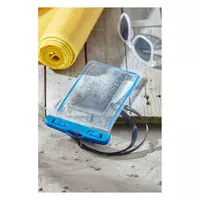 Kép 3/3 - DIVER cseppálló mobiltelefon tartó, kék, átlátszó