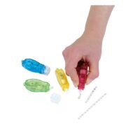 Kép 4/5 - ROLL UP sorminta készítő szalag adagoló gyerekeknek, sárga, kék, vörös, zöld