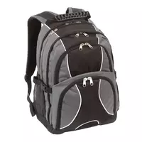 Kép 1/5 - HYPE laptop tárolós hátizsák, szürke, fekete