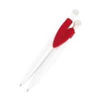 Kép 2/4 - VALENTINE toll szett, fehér, piros