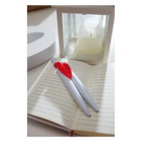 Kép 4/4 - VALENTINE toll szett, fehér, piros