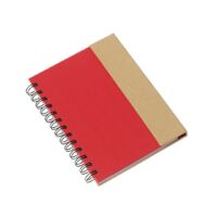 Kép 2/4 - MAGNY újrahasznosított jegyzetfüzet, vörös, natúr