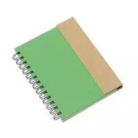 Kép 1/3 - MAGNY újrahasznosított jegyzetfüzet, zöld, natúr