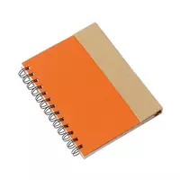Kép 1/3 - MAGNY újrahasznosított jegyzetfüzet, narancs, natúr
