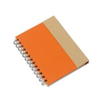 Kép 1/3 - MAGNY újrahasznosított jegyzetfüzet, narancs, natúr