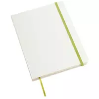Kép 1/3 - AUTHOR A5-ös jegyzetfüzet, fehér, zöld