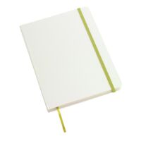 Kép 1/3 - AUTHOR A5-ös jegyzetfüzet, fehér, zöld