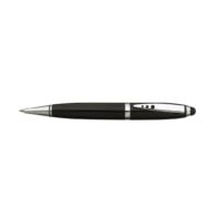 Kép 2/3 - TOUCH DOWN rozsdamentes acél toll, fekete, ezüst