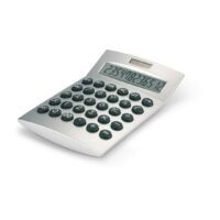 Kép 1/6 - BASICS Napelemes számológép, matt ezüst