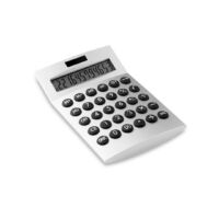 Kép 3/6 - BASICS Napelemes számológép, matt ezüst