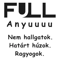 Kép 2/5 - FULLANYUUUU kapucnis pulóver, fekete, L