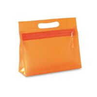 Kép 4/4 - MOONLIGHT Átlátszó kozmetikai táska, narancssárga