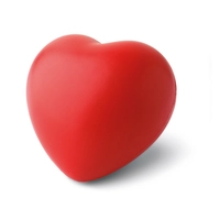 Kép 1/3 - LOVY Szív alakú stresszlabda, piros