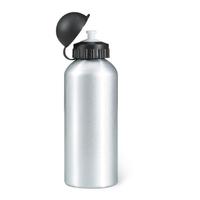 Kép 1/6 - BISCING Alumínium kulacs, 600 ml, matt ezüst