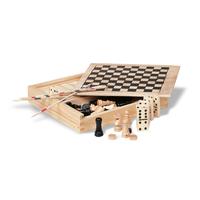 Kép 1/4 - TRIKES 4 játék fadobozban, fa