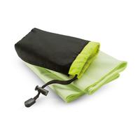 Kép 1/6 - DRYE Sporttörölköző nylon tokban, zöld