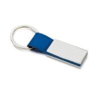 Kép 1/4 - RECTANGLO PU és fém kulcstartó, kék