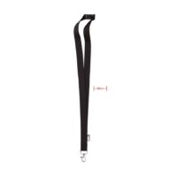 Kép 5/5 - LANY RPET RPET nyakpánt, 20 mm széles, fekete
