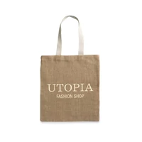 Kép 7/8 - JUHU Juta bevásárlótáska, beige