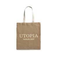 Kép 7/8 - JUHU Juta bevásárlótáska, beige