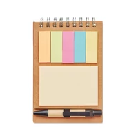 Kép 3/10 - MULTIBOOK Jegyzetfüzet tollal és jelölők , beige