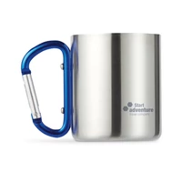 Kép 6/8 - TRUMBO Duplafalú bögre, 220 ml, kék