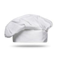 Kép 2/4 - CHEF Pamut szakács sapka, 130 g., fehér