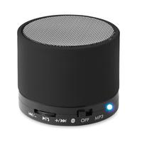 Kép 1/5 - ROUND BASS Kerek Bluetooth hangszóró, fekete