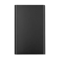 Kép 3/5 - POWERFLAT 4000 mAh alumínium powerbank, fekete