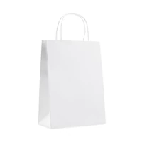 Kép 1/5 - PAPER MEDIUM Köz. papír ajándéktasak 150 g, fehér