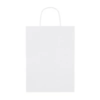 Kép 4/4 - PAPER LARGE Nagy papír ajándéktasak 150 g, fehér