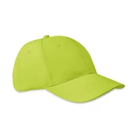 Kép 5/6 - BASIE 6 paneles baseball sapka, lime