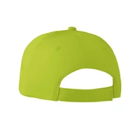 Kép 6/6 - BASIE 6 paneles baseball sapka, lime