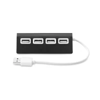 Kép 4/4 - ALUHUB 4 portos USB, fekete