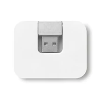 Kép 4/4 - SQUARE 4 portos USB elosztó, fehér